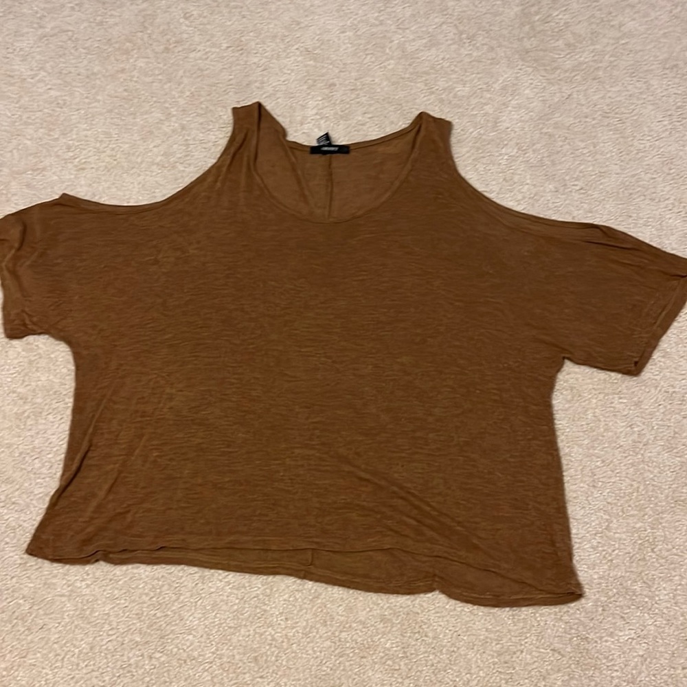 Flowy burnt orange shirt